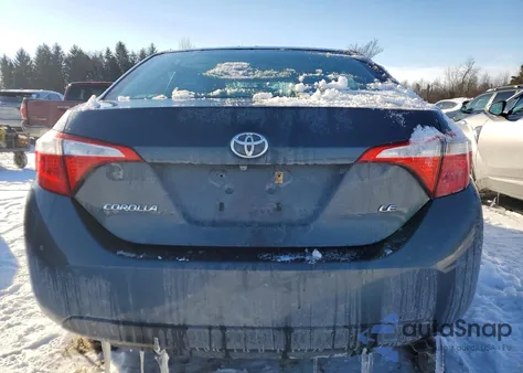 2016 Toyota Corolla L z USA, uszkodzony, nr VIN 2T1BURHE4GC721441